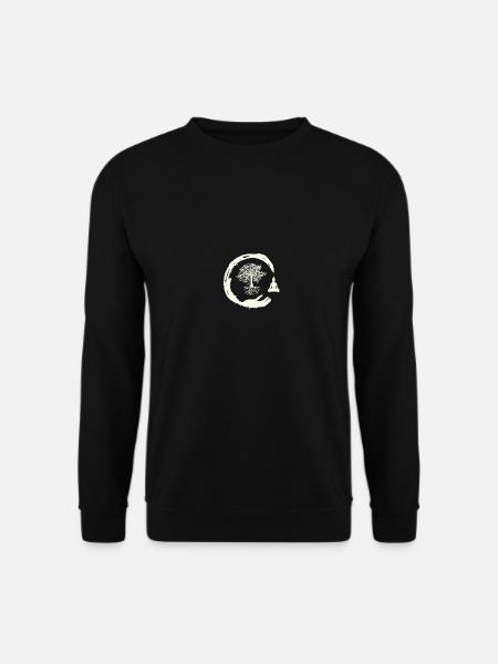 Buddha Mönch Namaste Buddhaful Tag I Geschenk - Unisex Pullover - Schwarz