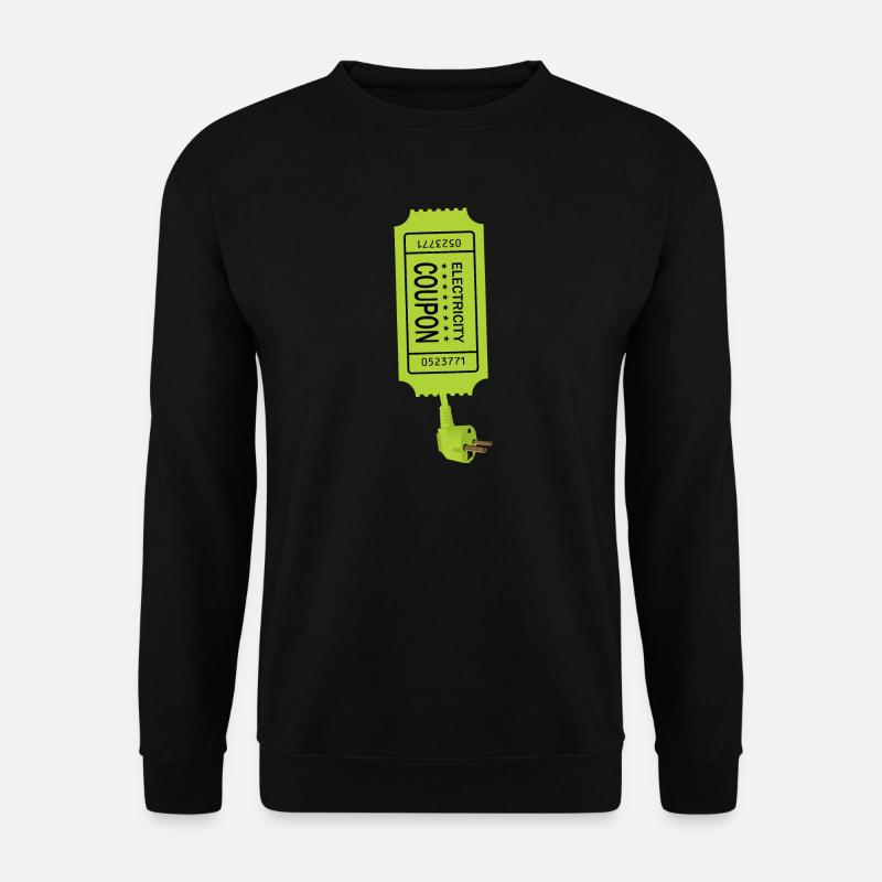 Strom Coupon - Unisex Pullover - Schwarz