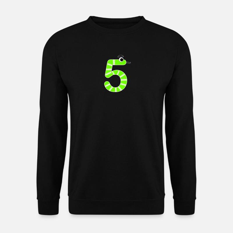 Number 5 Snake Kids - Unisex Sweatshirt - black