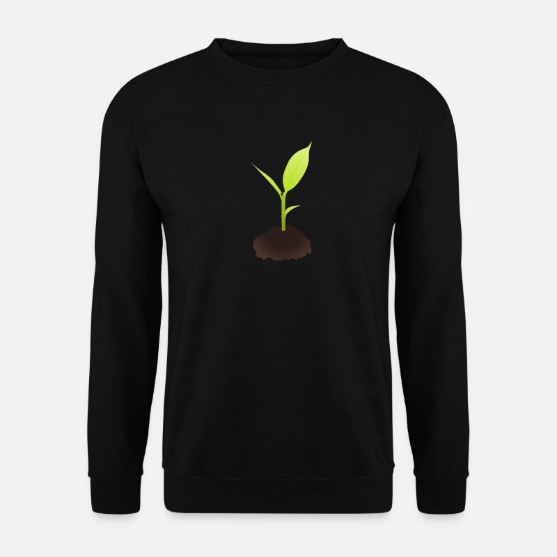 Sprout illustration - Unisex Sweatshirt - black