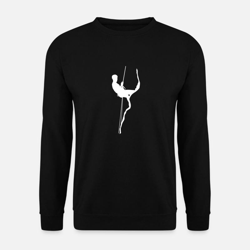 Abseilen - Unisex Pullover - Schwarz