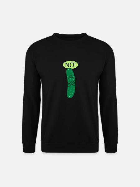 Saure Gurke (b) - Unisex Pullover - Schwarz