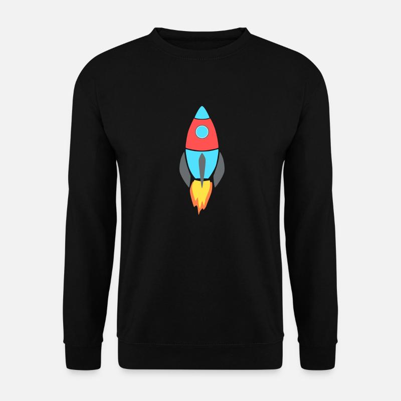 Rakete 1 - Unisex Pullover - Schwarz