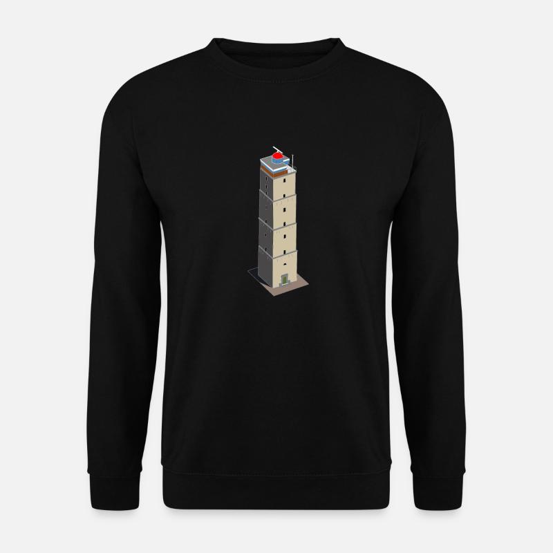 Brandaris - Leuchtturm von Terschelling - Unisex Pullover - Schwarz