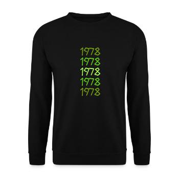 Chef cuisinier 1978 - Sweat-shirt Unisexe - noir - Devant - Alina (178cm) & Michal (187cm)