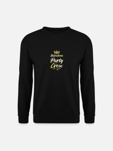 Barcelona Party Crew Krone - Unisex Pullover - Schwarz