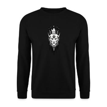 Chimera King - Unisex Sweatshirt - black - Front - Alina (178cm) & Michal (187cm)