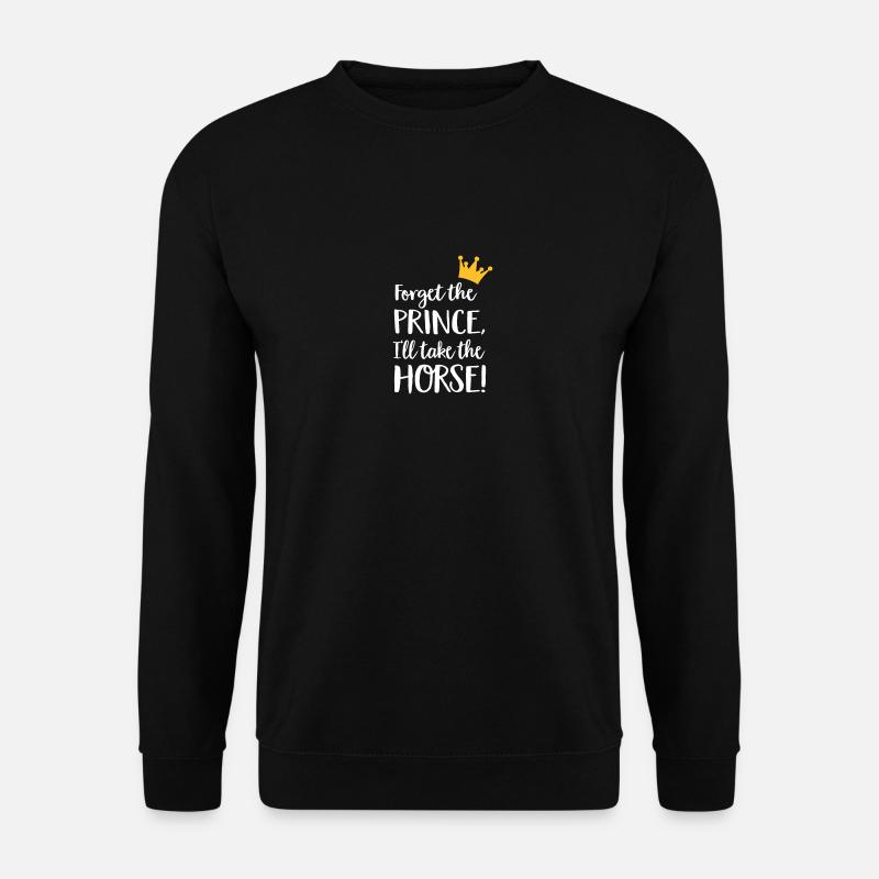 cheval - Sweat-shirt Unisexe - noir