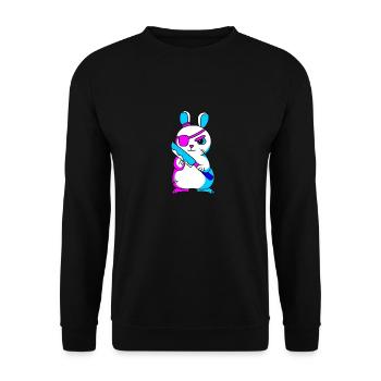 Pastel Gothic - Unisex Sweatshirt - black - Front - Alina (178cm) & Michal (187cm)