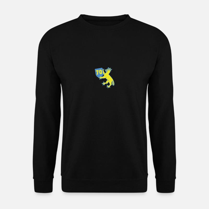 Biberacher Wappen Biber 70er - Unisex Pullover - Schwarz