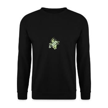 Geburtstag 2027 - Unisex Pullover - Schwarz - Vorne - Alina (178cm) & Michal (187cm)