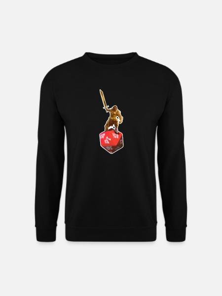 DiceHeroes_Barbarian3 - Unisex Pullover - Schwarz