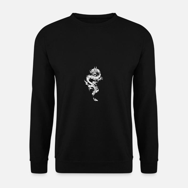 Chinesischer Drache Chinesisch und Drache-Liebhabe - Unisex Pullover - Schwarz