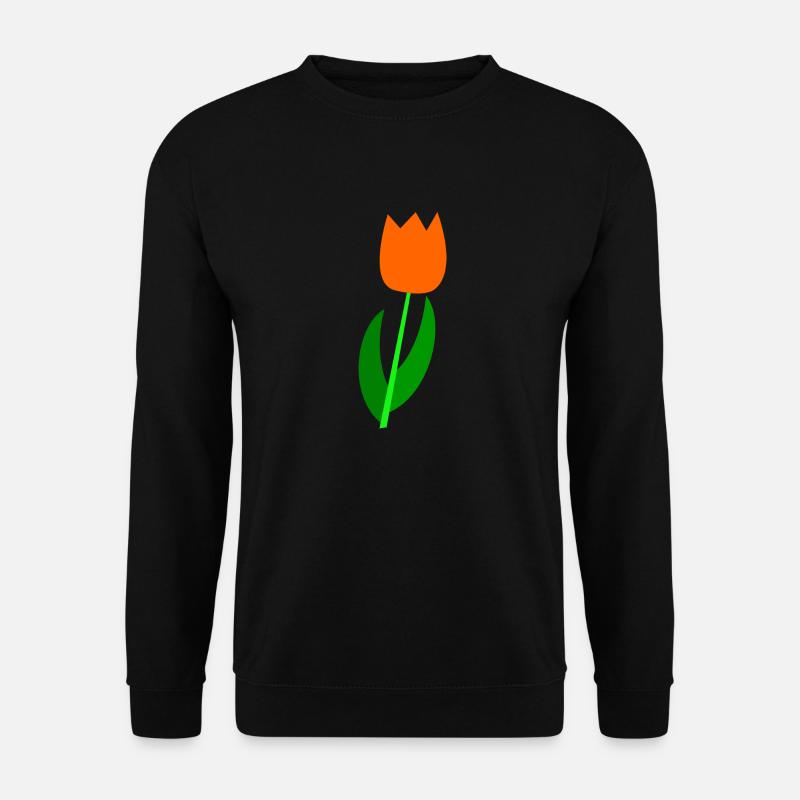 Tulpe Oranje Holland - Unisex Pullover - Schwarz