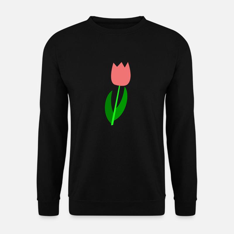 Tulipe Pays-Bas - Sweat-shirt Unisexe - noir