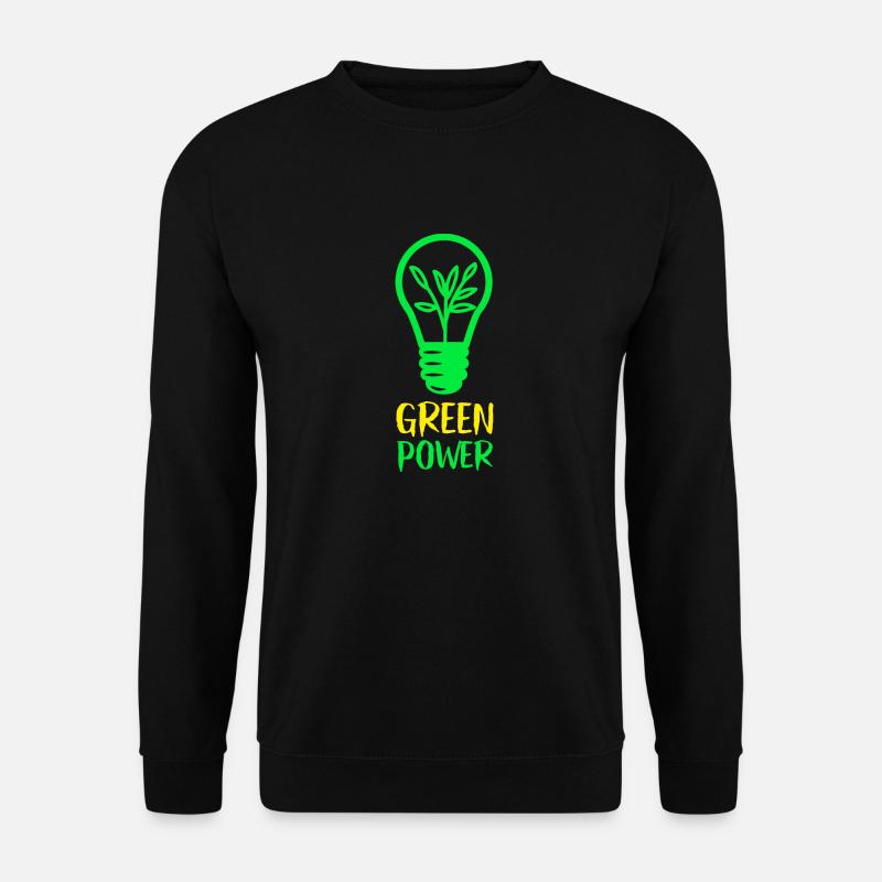 Green Power - Renewable Energy - Unisex Sweatshirt - black