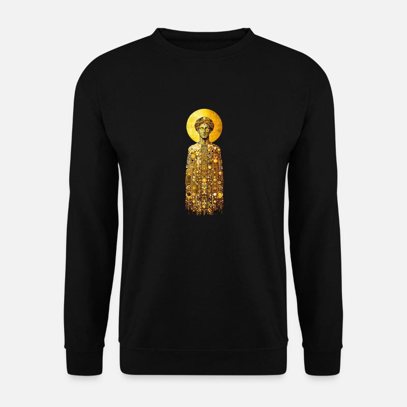 Gustav Klimt Gott - Unisex Pullover - Schwarz
