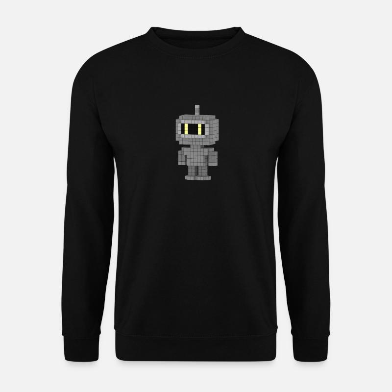 Roboter - Unisex Pullover - Schwarz