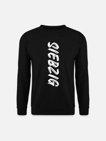 70 / Siebzig / 70. Geburtstag - Unisex Pullover - Schwarz