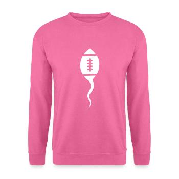 rugby rugbyspieler rugbyei - Unisex Pullover - Pink - Vorne