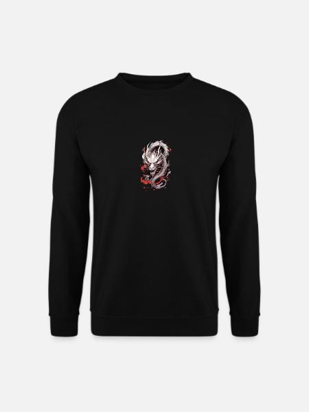Japanese Dragon - Unisex Sweatshirt - black