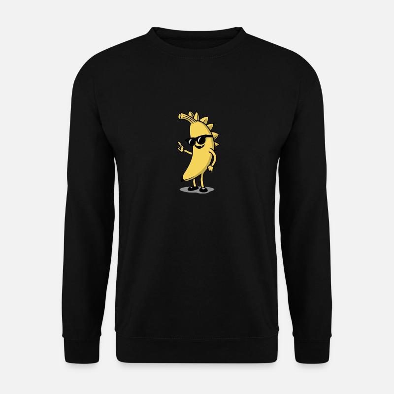 Lustige Banane - Unisex Pullover - Schwarz