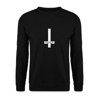 Croix de Raver Croix de Petrus - Sweat-shirt Unisexe - noir - Devant - Alina (178cm) & Michal (187cm)