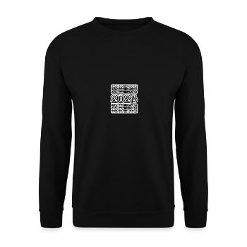 2026 - Unisex Sweatshirt - black - Front - Alina (178cm) & Michal (187cm)