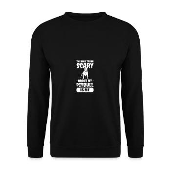 La seule chose qui est terriblement sarcastique personne G - Sweat-shirt Unisexe - noir - Devant - Alina (178cm) & Michal (187cm)