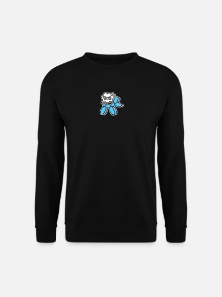 Balloon animal balloon twister balloon dog bone - Unisex Pullover - Schwarz