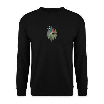 famille ours - Sweat-shirt Unisexe - noir - Devant - Alina (178cm) & Michal (187cm)