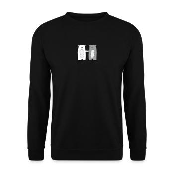 Bears - Unisex Sweatshirt - black - Front - Alina (178cm) & Michal (187cm)