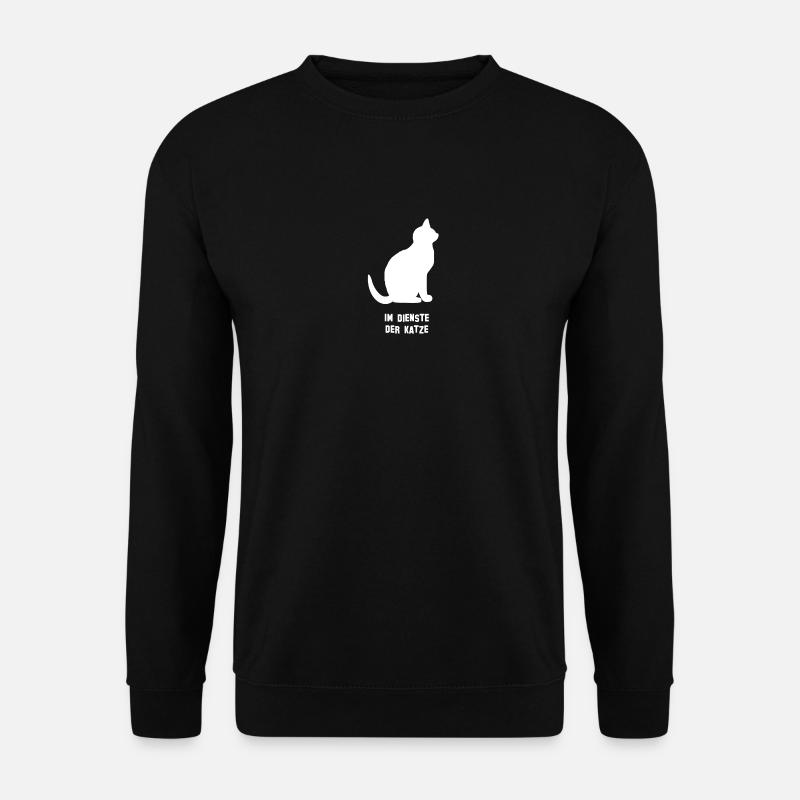Katzenpapa - Unisex Pullover - Schwarz