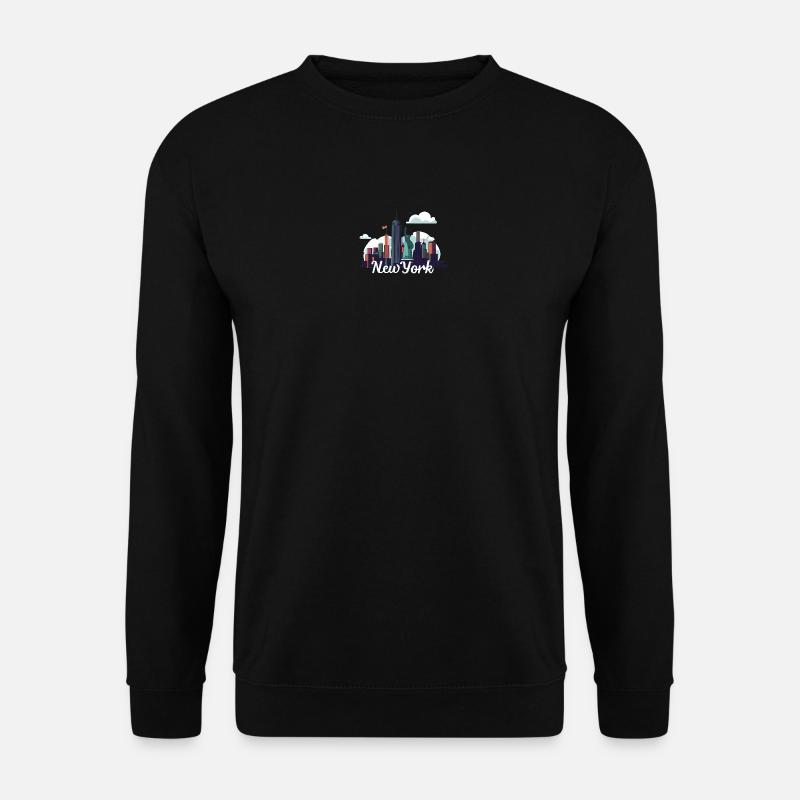 New York Skyline Splash - Unisex Sweatshirt - black