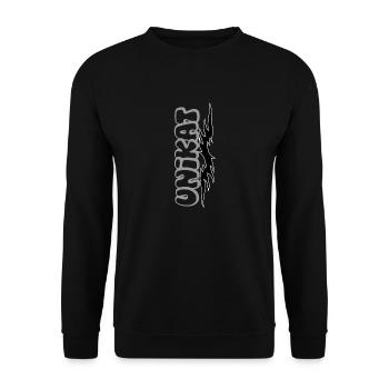 unikat - Unisex Pullover - Schwarz - Vorne - Alina (178cm) & Michal (187cm)