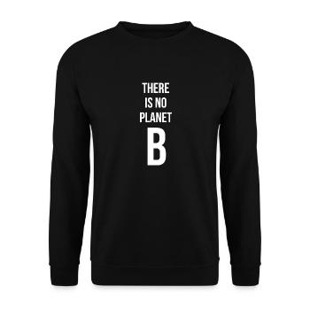 No B-Planet - Unisex Sweatshirt - black - Front - Alina (178cm) & Michal (187cm)