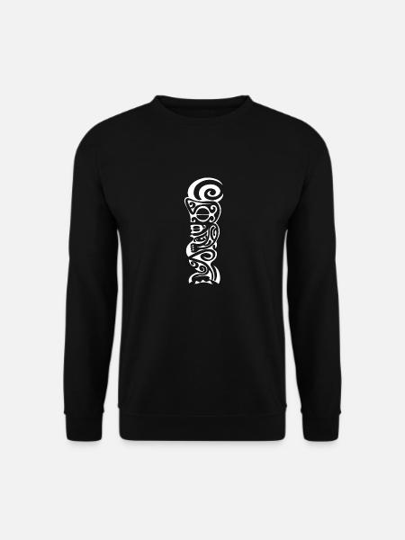 White 97 Maori Chest Logo - Unisex Sweatshirt - black