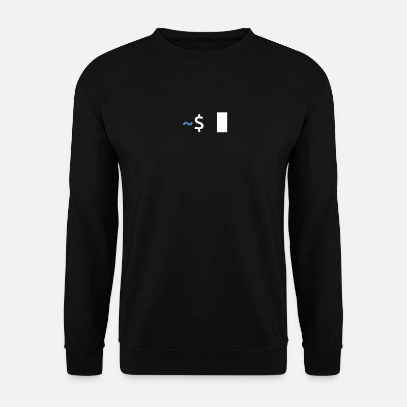 Commande Linux Shell - Sweat-shirt Unisexe - noir