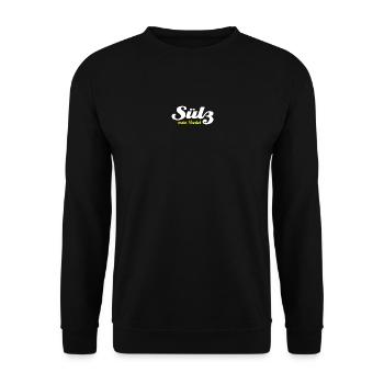 retro Köln Sülz T-Shirt - Unisex Pullover - Schwarz - Vorne - Alina (178cm) & Michal (187cm)