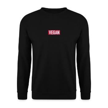 Vegan deluxe - Unisex Pullover - Schwarz - Vorne - Alina (178cm) & Michal (187cm)