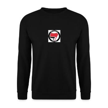 AFA Antifascist Action - Sweat-shirt Unisexe - noir - Devant - Alina (178cm) & Michal (187cm)