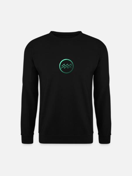 Aquarius logo - Unisex Sweatshirt - black
