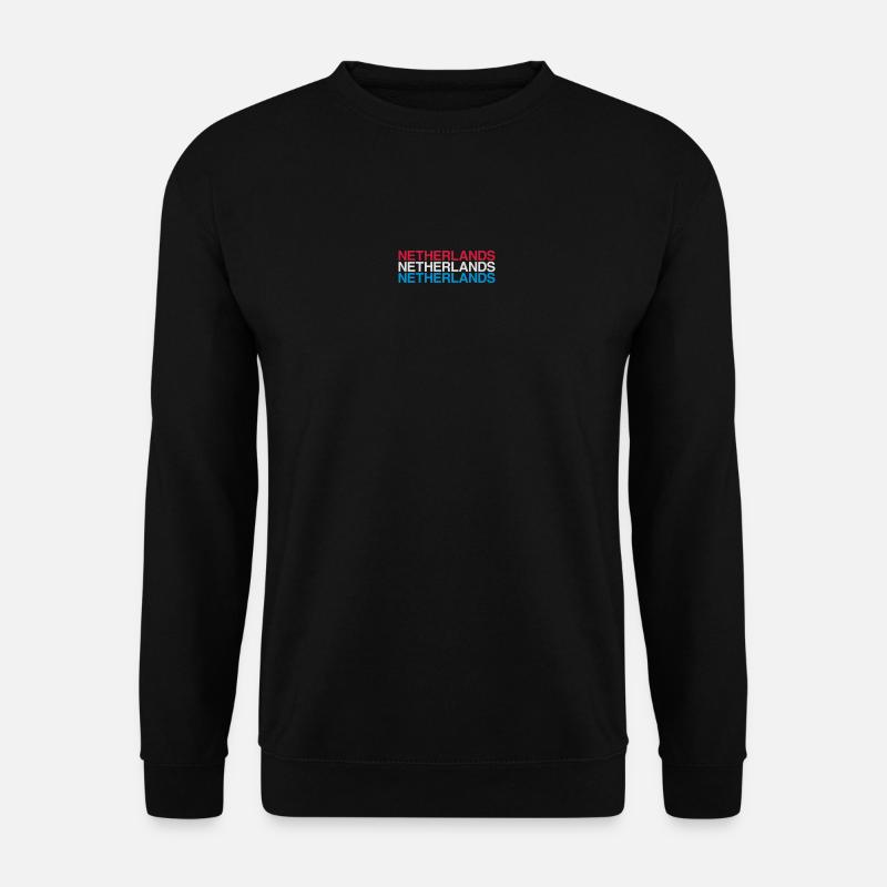 Pays-Bas Pays-Bas Pays-Bas Drapeau de la Hollande - Sweat-shirt Unisexe - noir