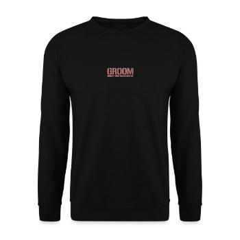 Bräutigam unter neuer Leitung Junggesellenabschied lustig - Unisex Pullover - Schwarz - Vorne - Alina (178cm) & Michal (187cm)
