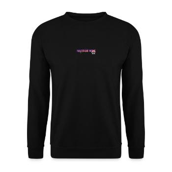 Hauts Seine Skyline Gradient 92 - Unisex Sweatshirt - black - Front - Alina (178cm) & Michal (187cm)