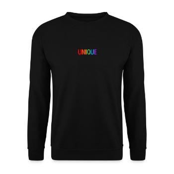 Lgbt. Einzigartig - Unisex Pullover - Schwarz - Vorne - Alina (178cm) & Michal (187cm)