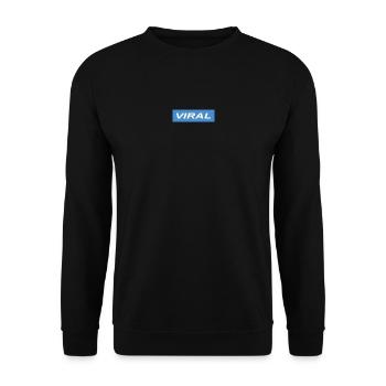 Viral - Unisex Sweatshirt - black - Front - Alina (178cm) & Michal (187cm)