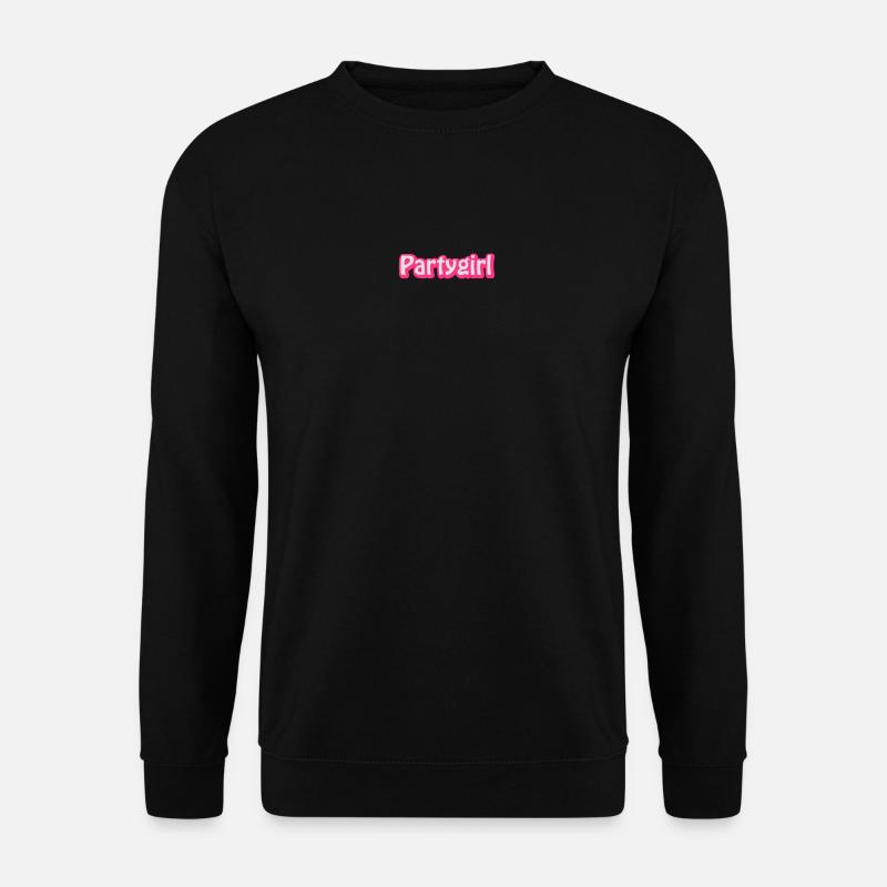 Partygirl - Unisex Pullover - Schwarz