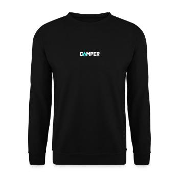 Tente de camping Tente de camping Caravane Camping-car d’extérieur - Sweat-shirt Unisexe - noir - Devant - Alina (178cm) & Michal (187cm)