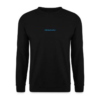 SKI INSTRUCTOR Skilehrer Hashtag - Unisex Pullover - Schwarz - Vorne - Alina (178cm) & Michal (187cm)